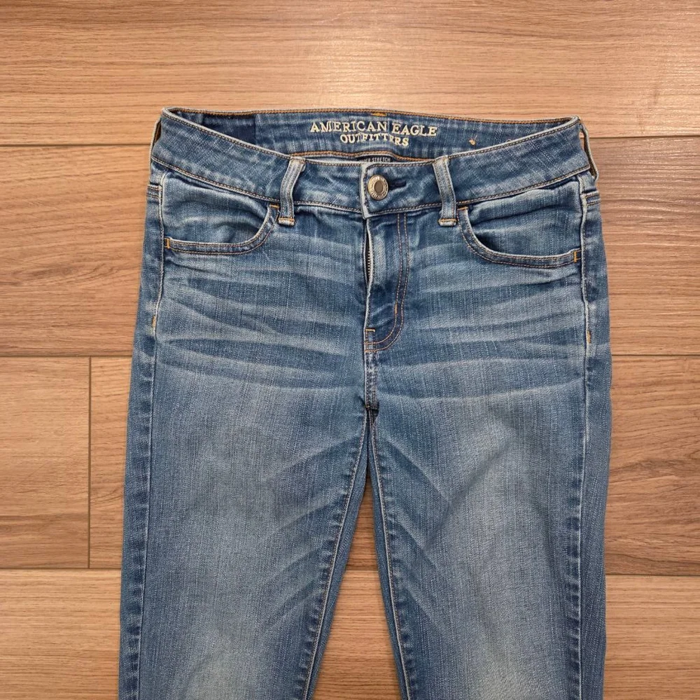 Women's American Eagle Outfitters Blue Jeggings Size 4